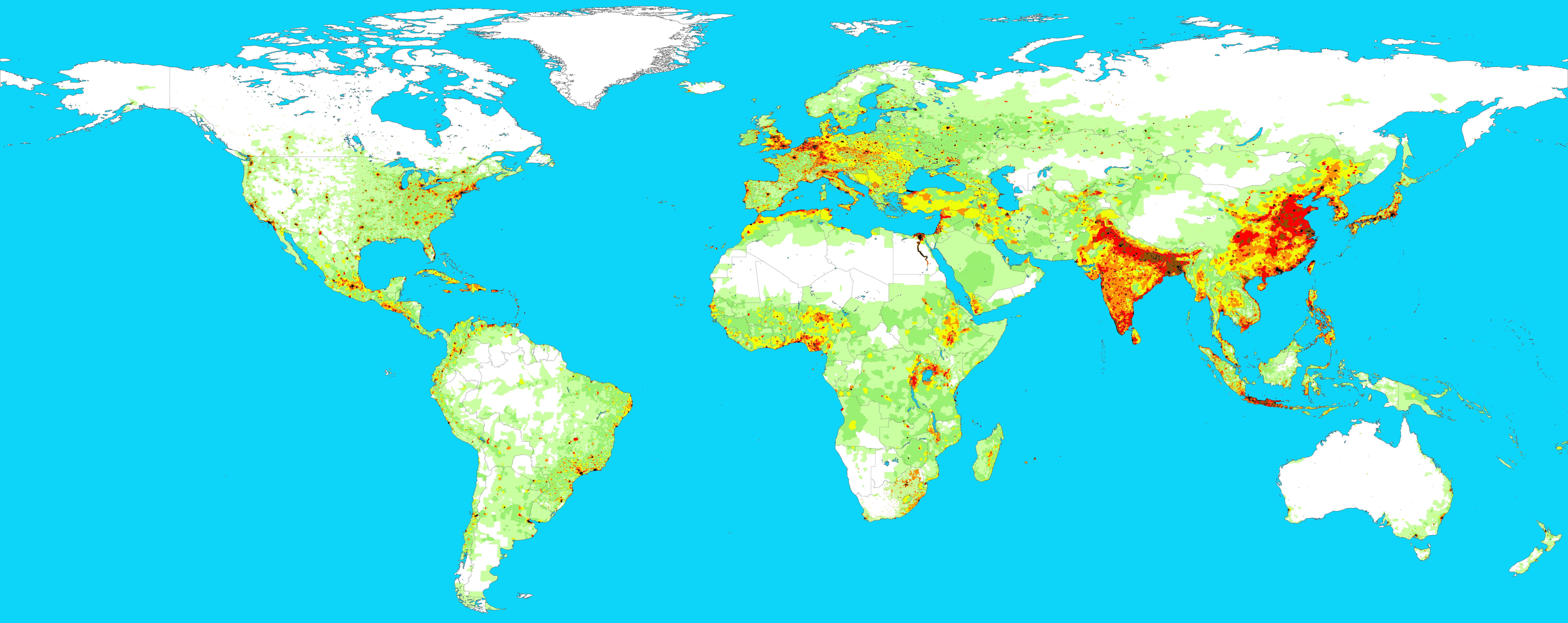 Karte Bev lkerungsdichte 2005